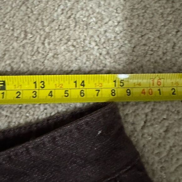 Coldwater Creek Women's Size 12 Straight Leg Brown Cotton Denim Jeans - Picture 12 of 16